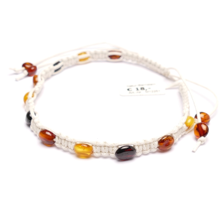 Fußkette Shamballa in verschiedenen Farben