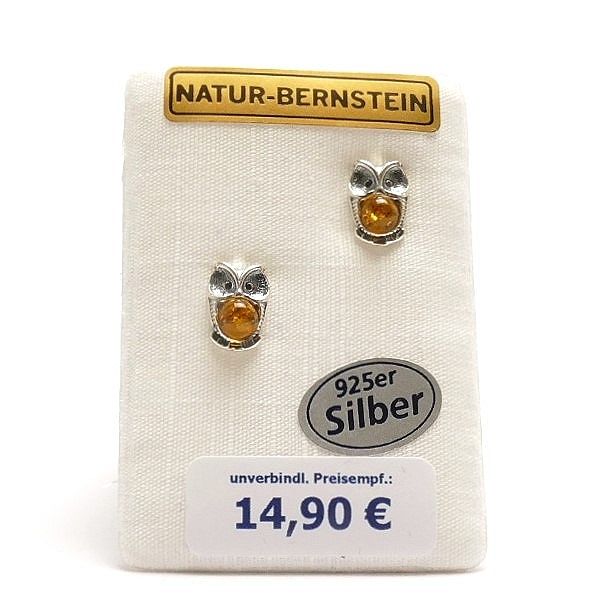 90183 Ohrstecker Eule