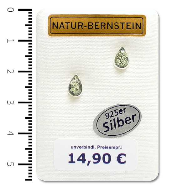 90293g Ohrstecker Tropfen