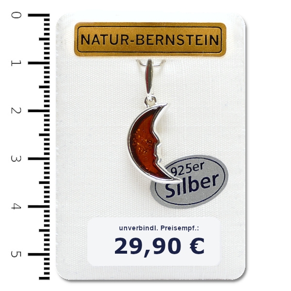 90312 Anhänger Mond, cognac
