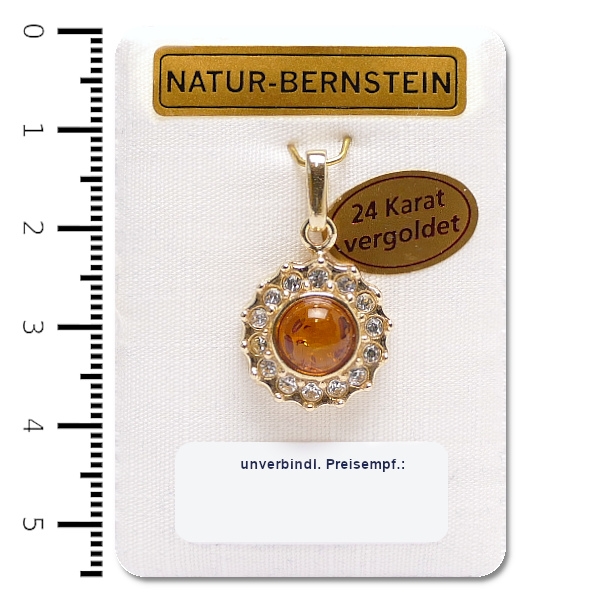 90464 Anhänger Silber vergoldet