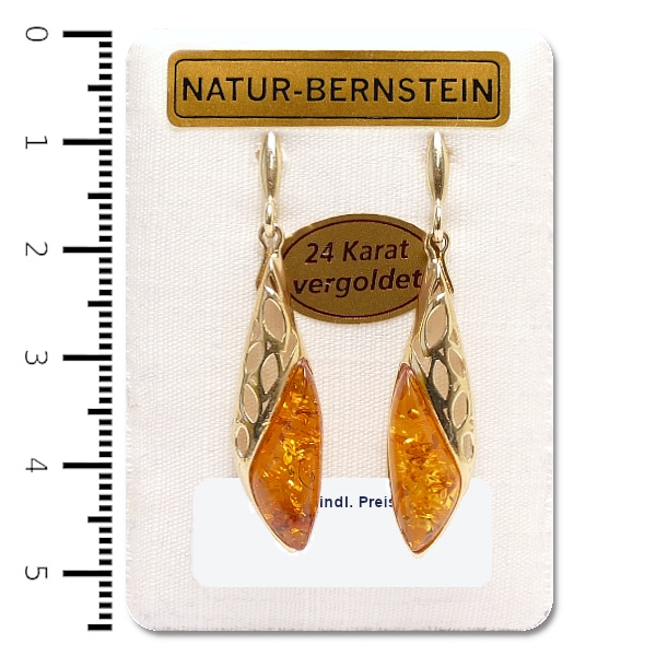 90466 Ohrstecker Silber vergoldet