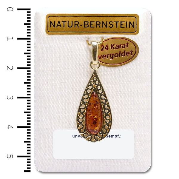 90471 Anhänger Silber vergoldet