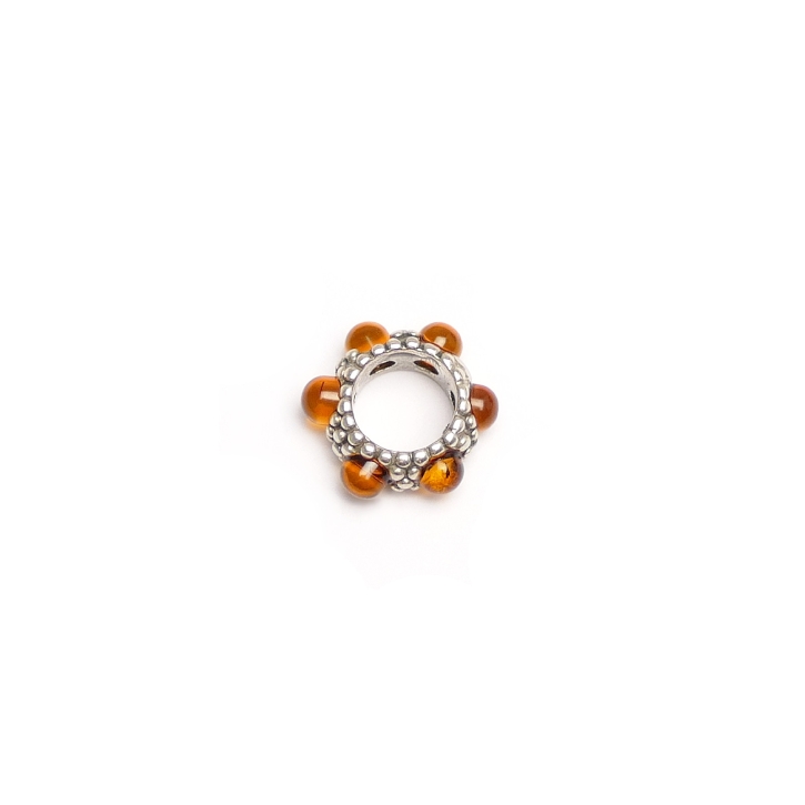 90537 AmberBeadS Silber