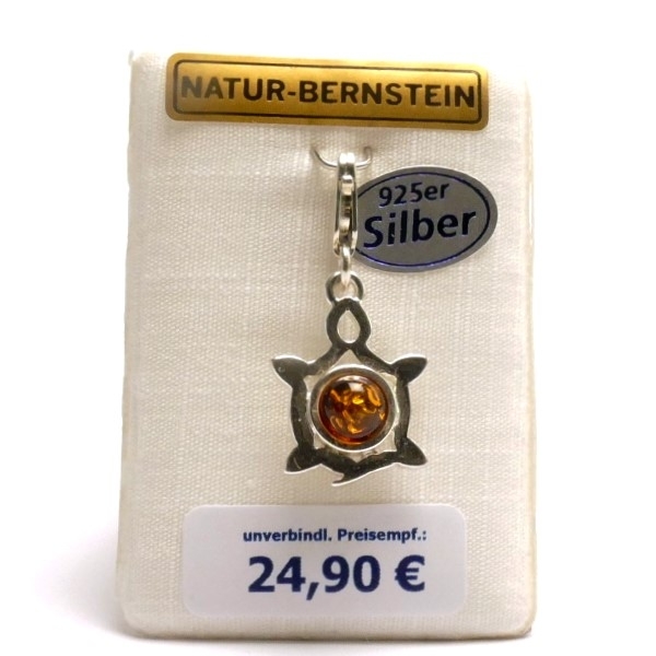 90554 Anhänger AmberCharmS Schildkröte 90554 Anhänger AmberCharmS Schildkröte