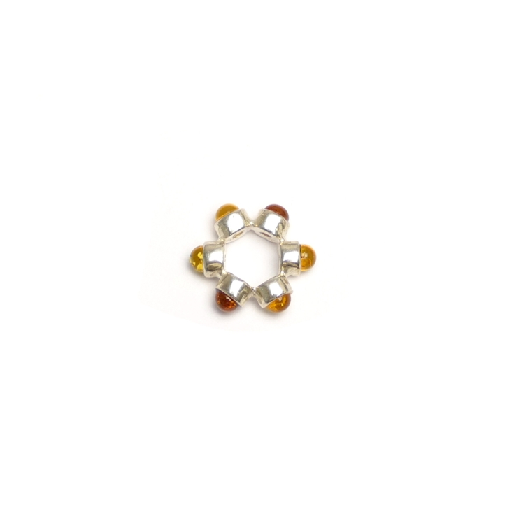 90584 AmberBeadS Silber