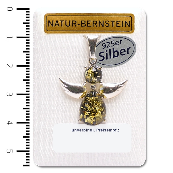 90632 Engel mit Silber-Flügel