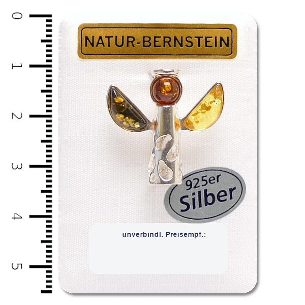 90636 Engel mit Silber-Kleid