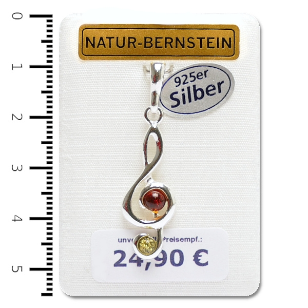 90681 Anhänger Notenschlüssel