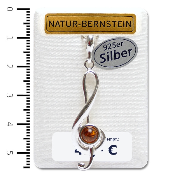 90682 Anhänger Notenschlüssel