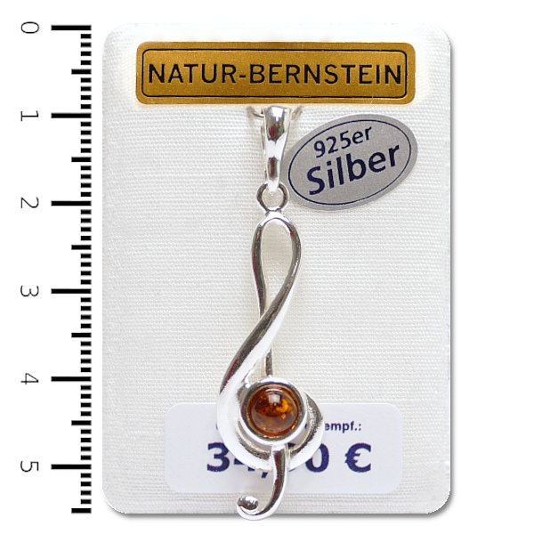 90682 Anhänger Notenschlüssel