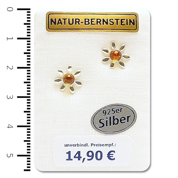 90694 Ohrstecker Blume, Margeriten