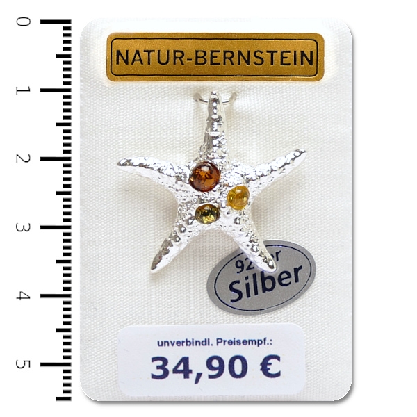 90975 Anhänger Seestern, multicolor