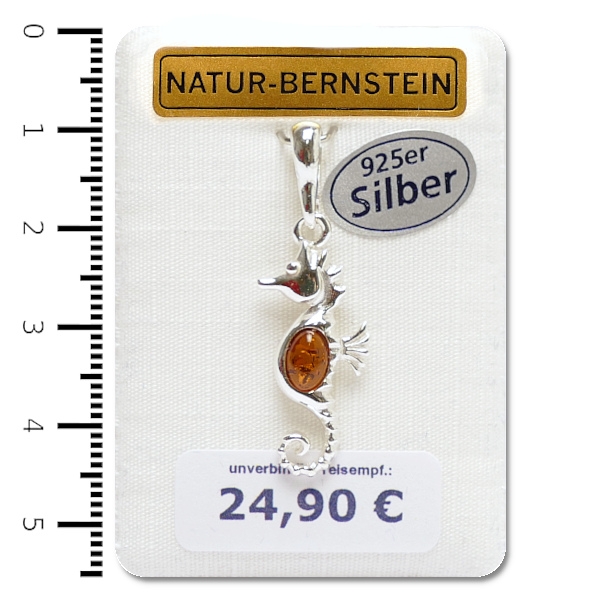 90980 Anhänger Seepferd, cognac