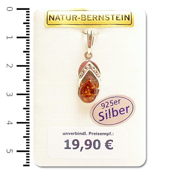 AN11 Anhänger Flip Flop, cognac