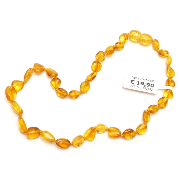 Kinder Kette Olive zitrone