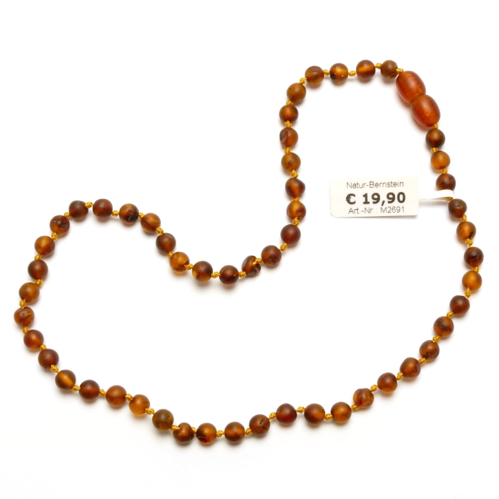 Kinder Kette Kugel cognac