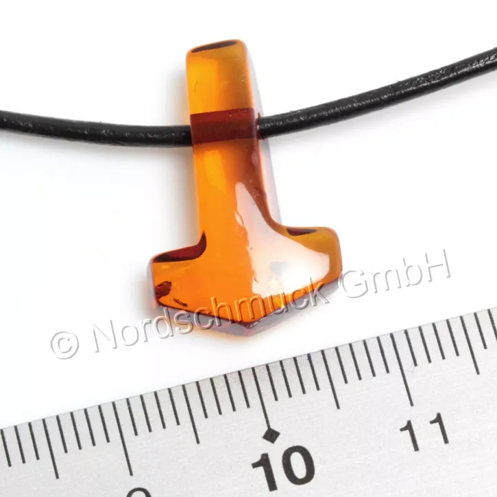 V13-31 Thorshammer poliert, cognac