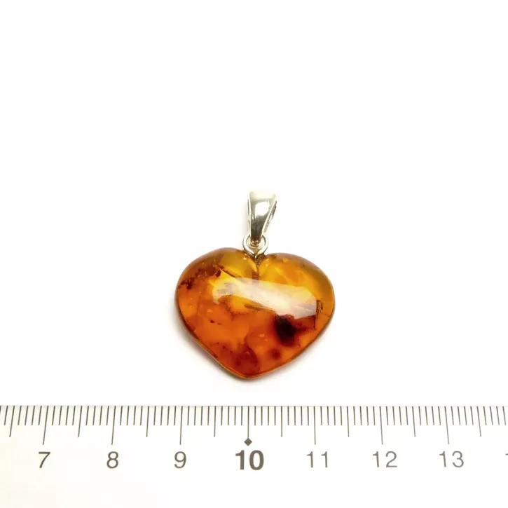 V14-05 Anhänger Herz, cognac