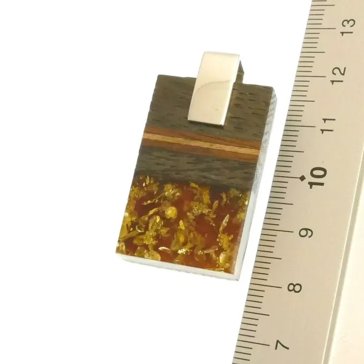 V27-06 Anhänger Mooreiche, cognac