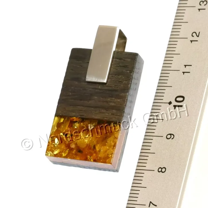 V27-14 Anhänger Mooreiche, cognac