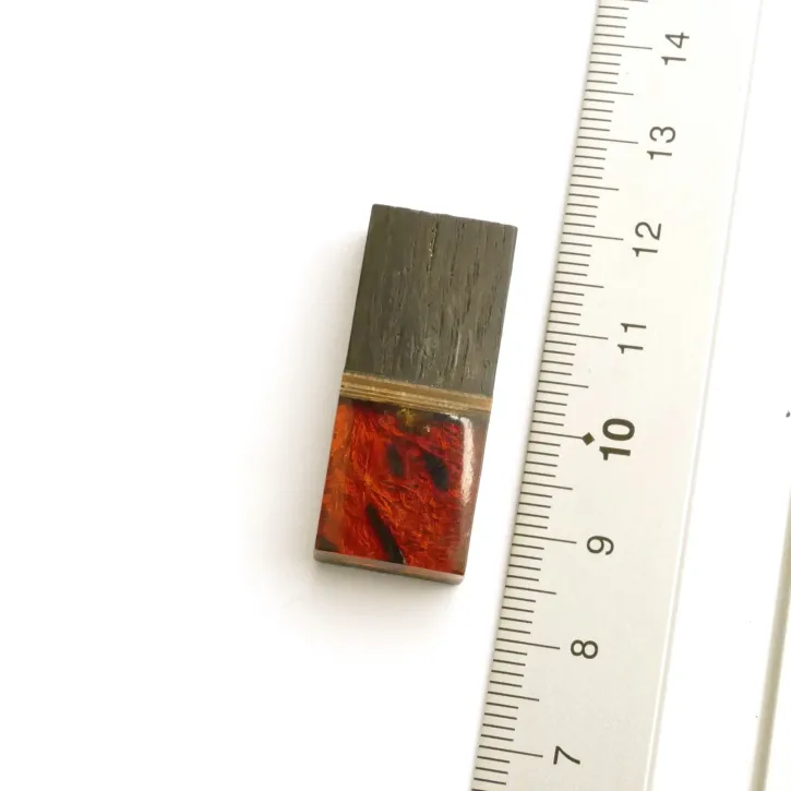 V27-19 Anhänger Mooreiche, cognac