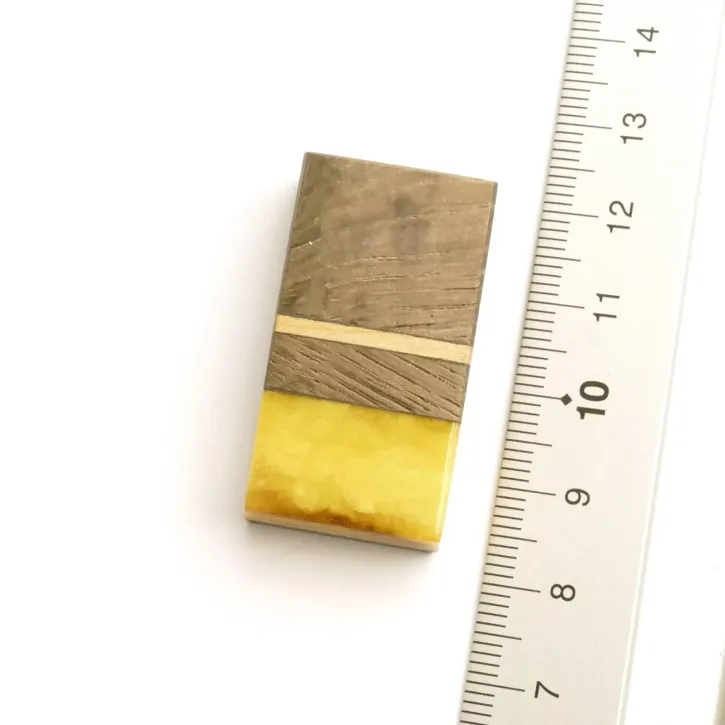 V27-24 Anhänger Mooreiche, milchig