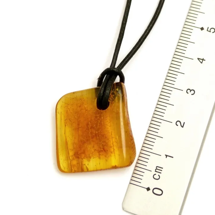 V18-60 Bernstein-Tropfen, cognac