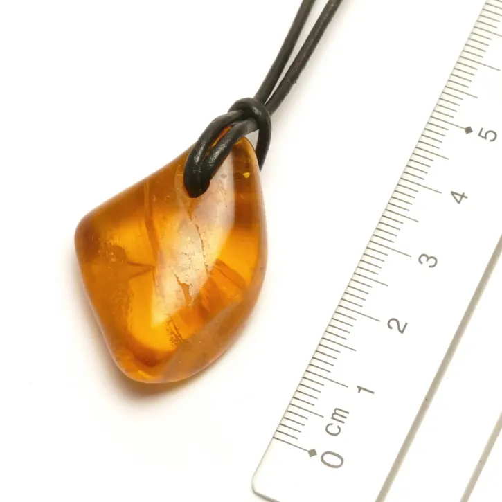 V26-34 Bernstein-Tropfen, cognac