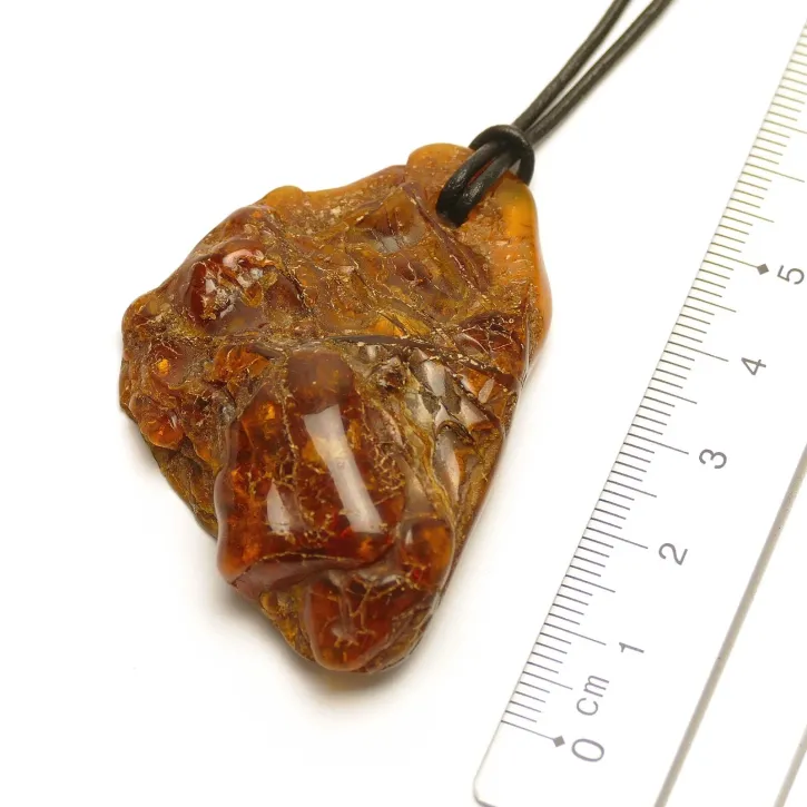 V26-60 Bernstein-Tropfen, cognac