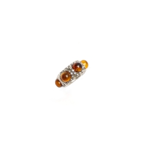 90537 AmberBeadS Silber