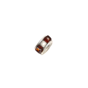 90581 AmberBeadS Silber